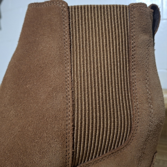 Sorel Joan of Arctic III Chelsea Wedge Suede Bootie Size 10 - Picture 5 of 10